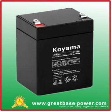 High Quality AGM Lead Acid Rechargeable Battery 4ah 12V